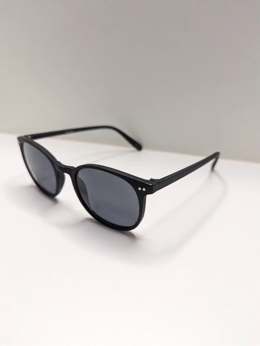 Asos 08923621 Modern Gray UV Protection Lenses Black Square Men’s Sunglasses